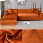Orange - brown / 1-Seater Sofa 90 x 140 cm
