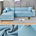 Light Blue / 1-Seater Sofa 90 x 140 cm