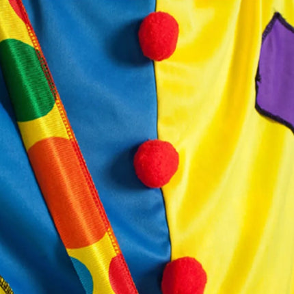 Vibrant Clown Costume for Adults with Comfortable Fit | Fun Outfit for Halloween and Parties 4