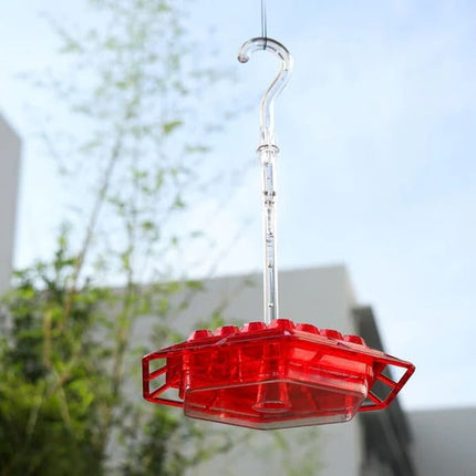 Vibrant Glass Hummingbird Feeder with Integrated Ant Moat | Easy Clean Design for Uncontaminated Nectar 1
