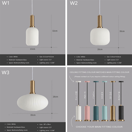 Vibrant Glass Pendant Light | Nordic-Inspired Design with Tinted Shades | Soft Ambient Illumination for Kitchen and Living Spaces 9
