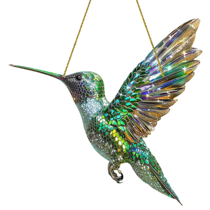 Vibrant Hummingbird Window Charm | Colorful Acrylic Design for Stunning Light Effects 5
