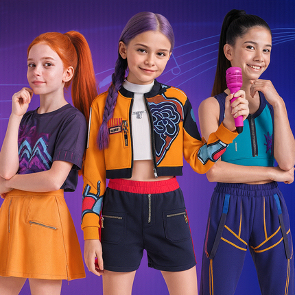 Vibrant Kids Dance Costume Set with Comfortable Fit | Various Styles for Imaginative Play 2