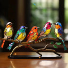 Vibrant Window Decoration | Nature-Inspired Bird Art with Sunlight Reflection | Cheerful Accent for Home Decor 0