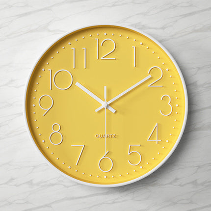 Vibrant | Oversized Wall Clock with Silent Mechanism | Eco-Friendly Wall Clock Decor for Serene Spaces 13