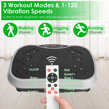 Vibration Plate Machine with 120 Speed Settings | Full-Body Activation for Home Fitness 3
