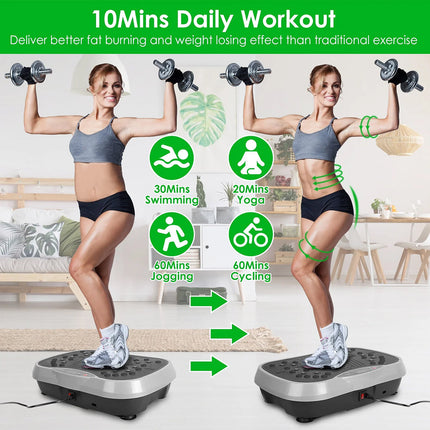 Vibration Plate Machine with 120 Speed Settings | Full-Body Activation for Home Fitness 4