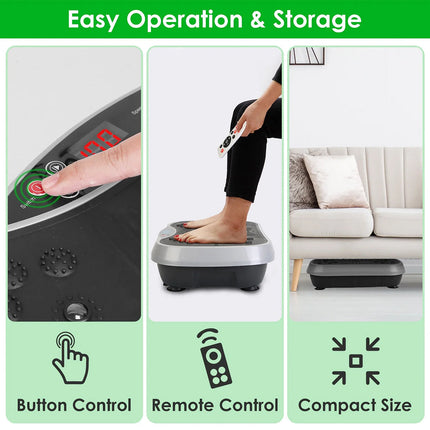 Vibration Plate Machine with 120 Speed Settings | Full-Body Activation for Home Fitness 6
