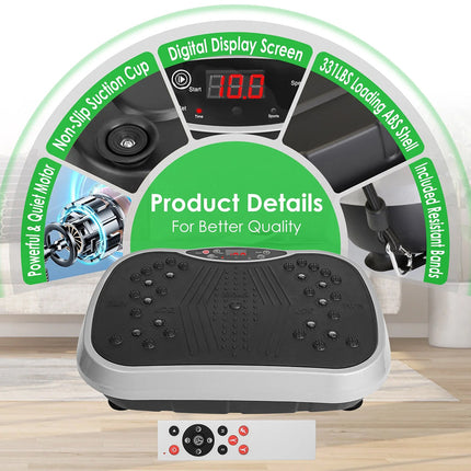 Vibration Plate Machine with 120 Speed Settings | Full-Body Activation for Home Fitness 7