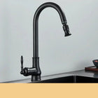 VintageTap | Antique Brass Kitchen Faucet with Swivel Spout | Elegant Design for Retro Kitchens 0