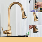 Antique brass 3 way