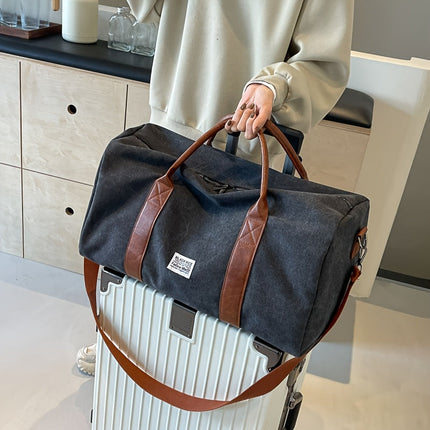 Vintage Washed | Travel Duffel Bag with Spacious Design & Durable Material | Stylish Organizer for Travel and Gym 7