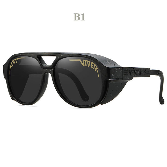Viper Motorcycle Sunglasses | Windproof UV400 Protection with TAC Lenses | Durable Frame for Ultimate Eye Safety 1