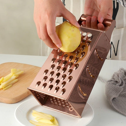Virelle Maison | Stainless Steel Hand Grater with Ergonomic Handle | Compact Design for Effortless Grating 5