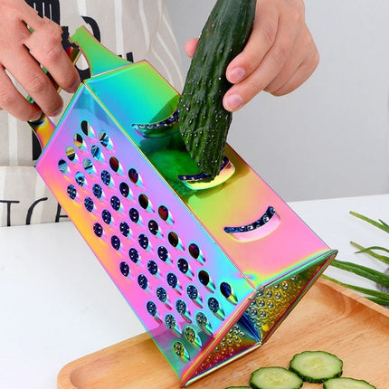 Virelle Maison | Stainless Steel Hand Grater with Ergonomic Handle | Compact Design for Effortless Grating 6