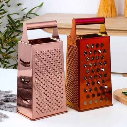 Virelle Maison | Stainless Steel Hand Grater with Ergonomic Handle | Compact Design for Effortless Grating 7