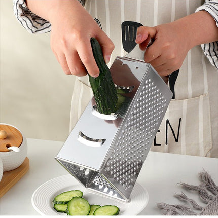 Virelle Maison | Stainless Steel Hand Grater with Ergonomic Handle | Compact Design for Effortless Grating 8
