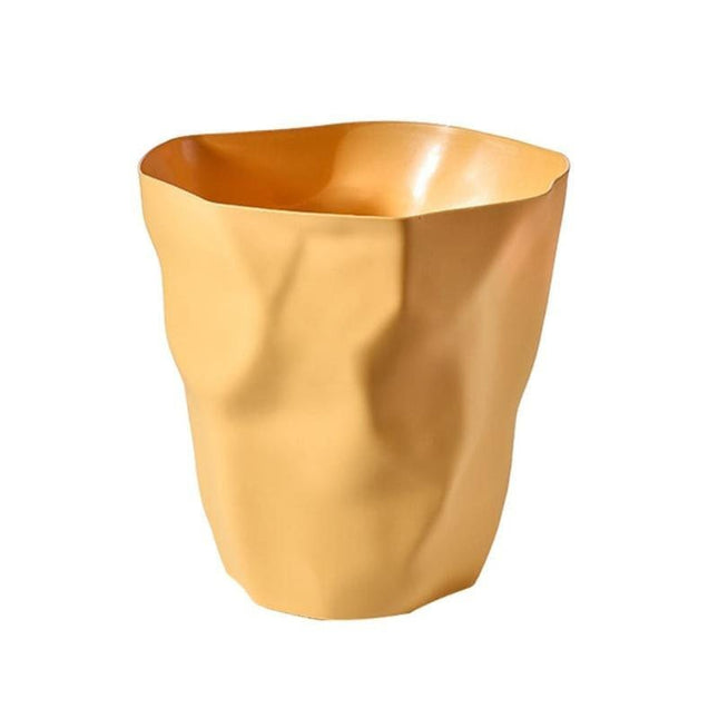 Virelle | Minimalist Irregular Trash Can with Sculptural Design | Stylish Waste Bin for Modern Interiors 1