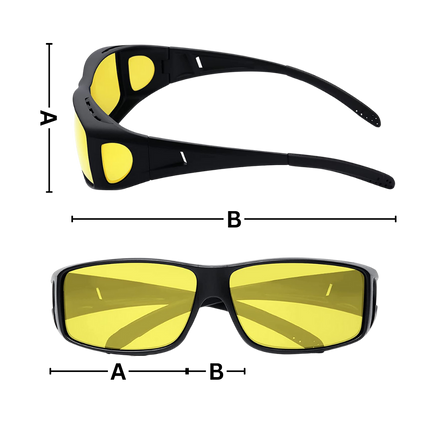 VisionGuard | Night Driving Glasses with Anti-Glare Polarized Lenses | Enhanced Clarity for Safe Nighttime Driving 2