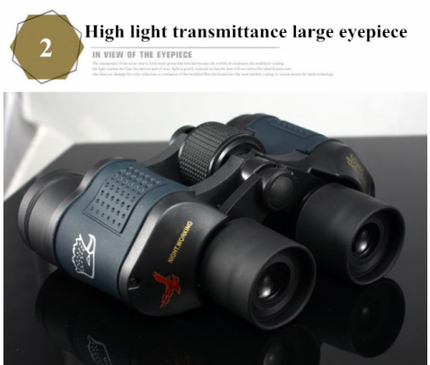 VisionPro | Night Vision Binoculars with 60X60 HD Clarity | Ideal for Outdoor Adventures 6