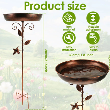 Bird Bath with Stand – image 10