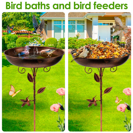 Pedestal Bird Bath Bowl – image 8