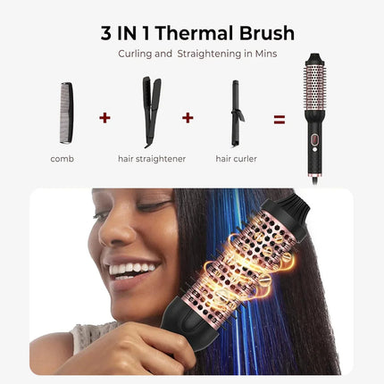 Volumizing Hot Air Brush | Dual Heat Design for Smooth Blowouts | Ionic Technology for Frizz-Free Shine 4