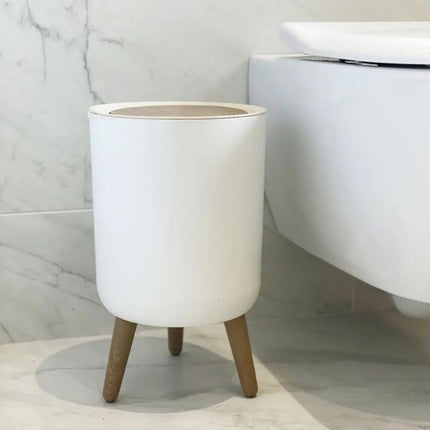 Small Trash Can with Lid, Bathroom Trash Can for Living Room and Small Spaces – image 7