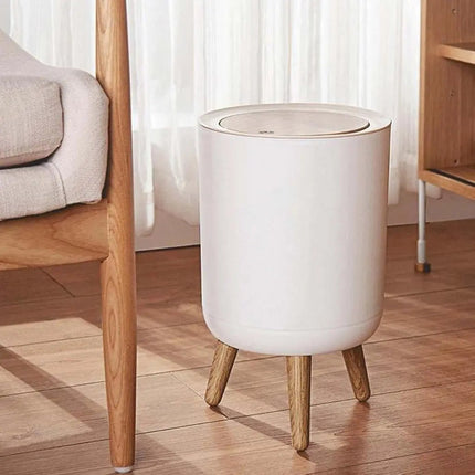 Small Trash Can with Lid, Bathroom Trash Can for Living Room and Small Spaces – image 5