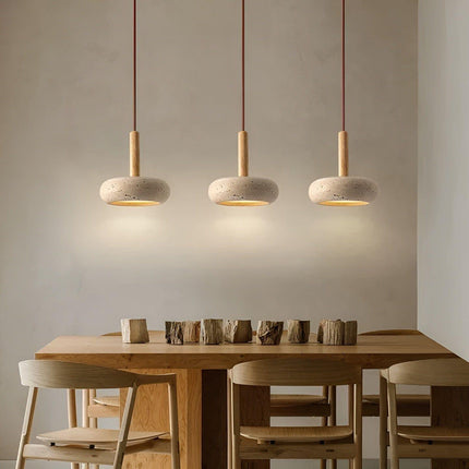 Wabi Sabi Ceiling Light | LED Pendant with Adjustable Length | Elegant Japanese Design for Tranquil Spaces 0