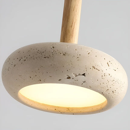 Wabi Sabi Ceiling Light | LED Pendant with Adjustable Length | Elegant Japanese Design for Tranquil Spaces 4