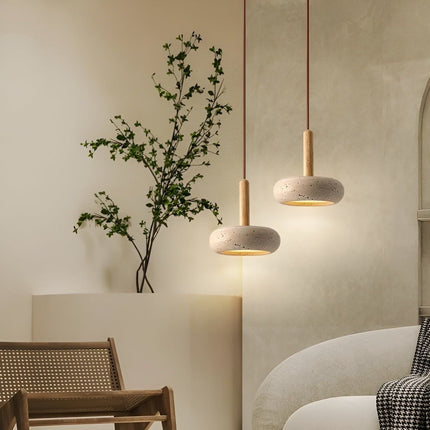 Wabi Sabi Ceiling Light | LED Pendant with Adjustable Length | Elegant Japanese Design for Tranquil Spaces 5