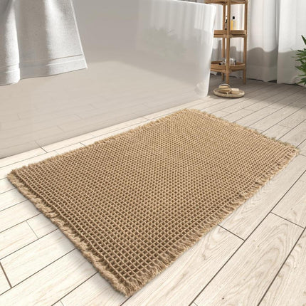 Waffle Bath Mat | Ultra-Absorbent Soft Material for Cozy Comfort 1