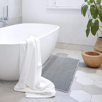 Waffle Bath Mat | Ultra-Absorbent Soft Material for Cozy Comfort 8