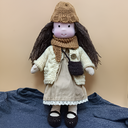 Waldorf Collection | Handmade Cuddly Doll for Kids with Soft Textures | Ideal Companion for Imaginative Play 4