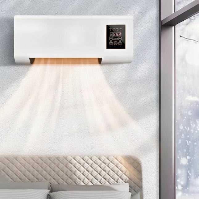 Wall Mounted Electric Heater | Space Heater with Remote Control | Space-Saving Design for Quick Indoor Comfort 1