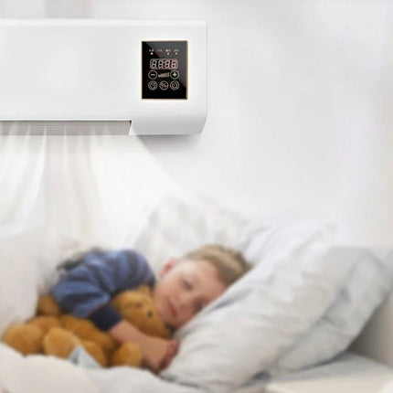 Wall Mounted Electric Heater | Space Heater with Remote Control | Space-Saving Design for Quick Indoor Comfort 2