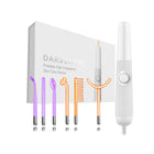 High Frequency Wand for Face and Scalp, At Home Facial Device, Skin Care Device with 6 Electrodes and Scalp Comb