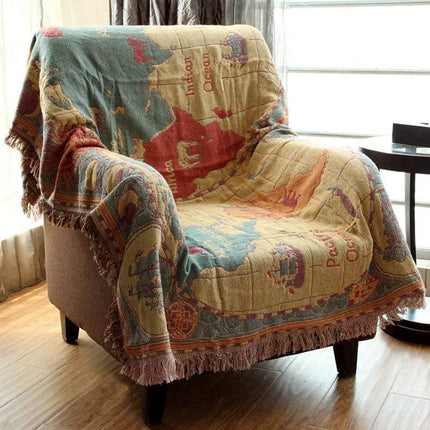 Throw Blanket with Fringe, Woven Blanket for Couch, Bed and Home Decor – image 6