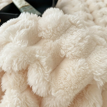 Warm Dream | Lightweight Microfiber Blanket with Elegant Stripe Design | Cozy Comfort for Home and Travel 3