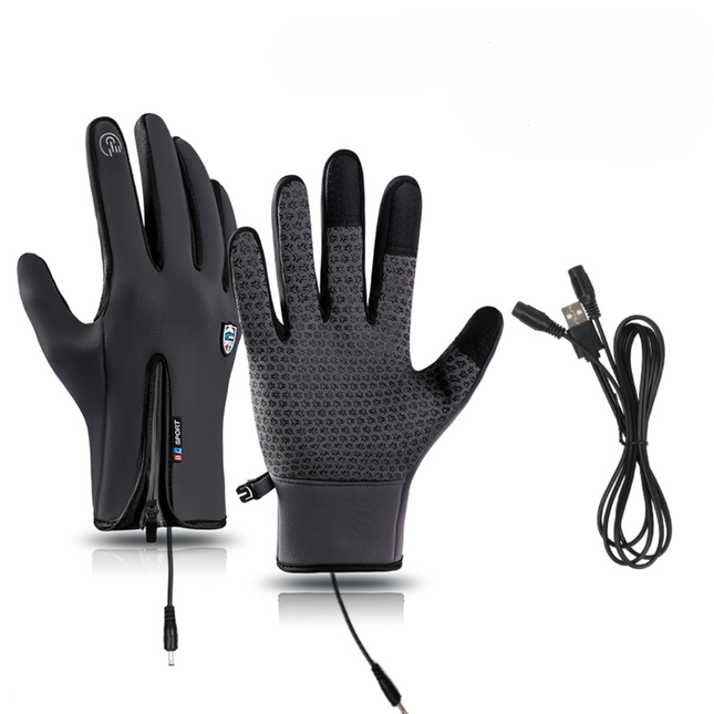 Warm‘Grip | Anti-Slip Heated Winter Gloves with Adjustable Heat Settings | Weather-Resistant for Outdoor Comfort 0