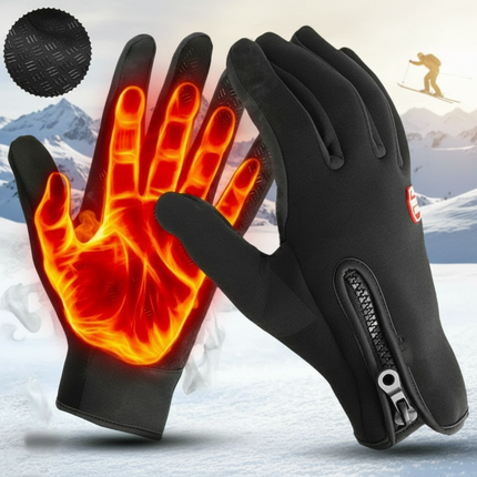 Warm‘Grip | Anti-Slip Heated Winter Gloves with Adjustable Heat Settings | Weather-Resistant for Outdoor Comfort 1