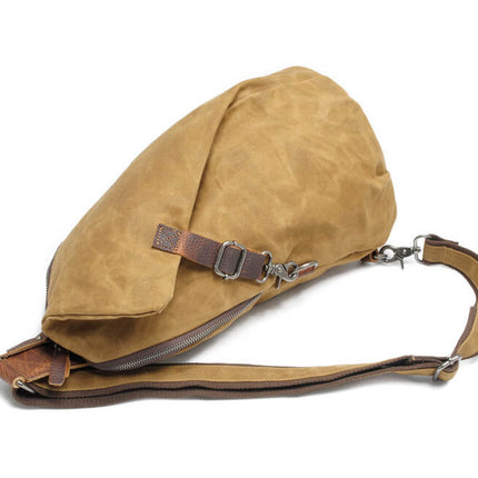 Water-Resistant Canvas Crossbody Bag with Anti-Theft Pocket | Versatile Design for Secure Daily Use 10