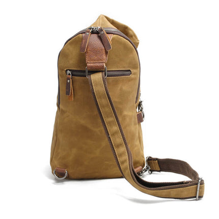 Water-Resistant Canvas Crossbody Bag with Anti-Theft Pocket | Versatile Design for Secure Daily Use 7