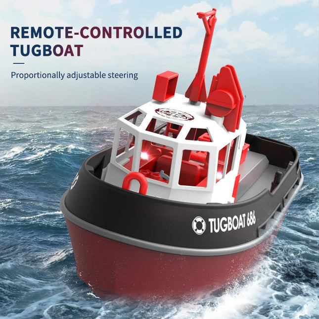 Water Explorer | RC Tugboat with Dual Motors & Long Range Control | Exciting Water Adventures for Outdoor Fun 0