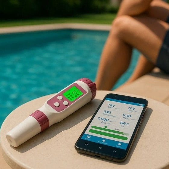 Water Quality Analyzer | 7-in-1 TDS Water Tester with App Integration | Accurate Water Tests for Pools and Spas 1