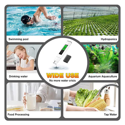 Water Quality Tester | 4-in-1 TDS Meter with Titanium Alloy Sensor | Accurate Measurements for Safe Drinking Water 2