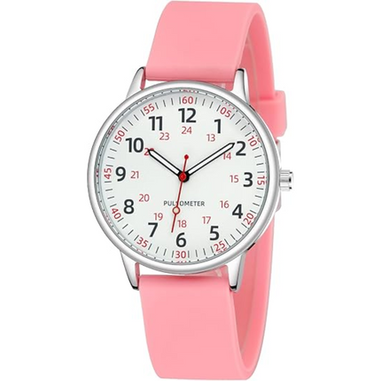 Waterproof Nurse Watch with Clear Second Hand & Comfortable Silicone Band for Accurate Timekeeping 6