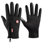 Waterproof Winter Gloves | Touchscreen Functionality & Fleece Lining | Stylish Comfort for Outdoor Activities 0