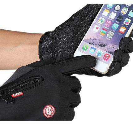 Waterproof Winter Gloves | Touchscreen Functionality & Fleece Lining | Stylish Comfort for Outdoor Activities 1